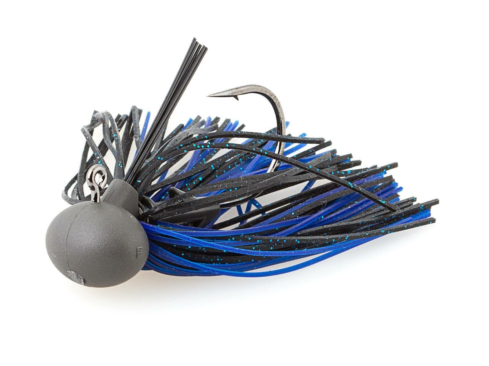 7g Rubber Jig Model II (Version 2) Black / Blue(KEITECH)