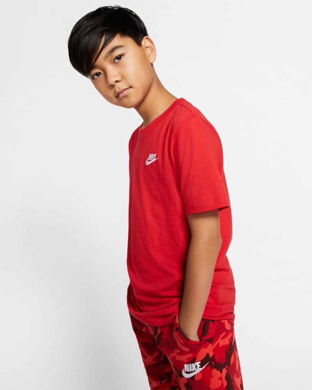 T-shirt Nike Sportswear Rouge pour enfant