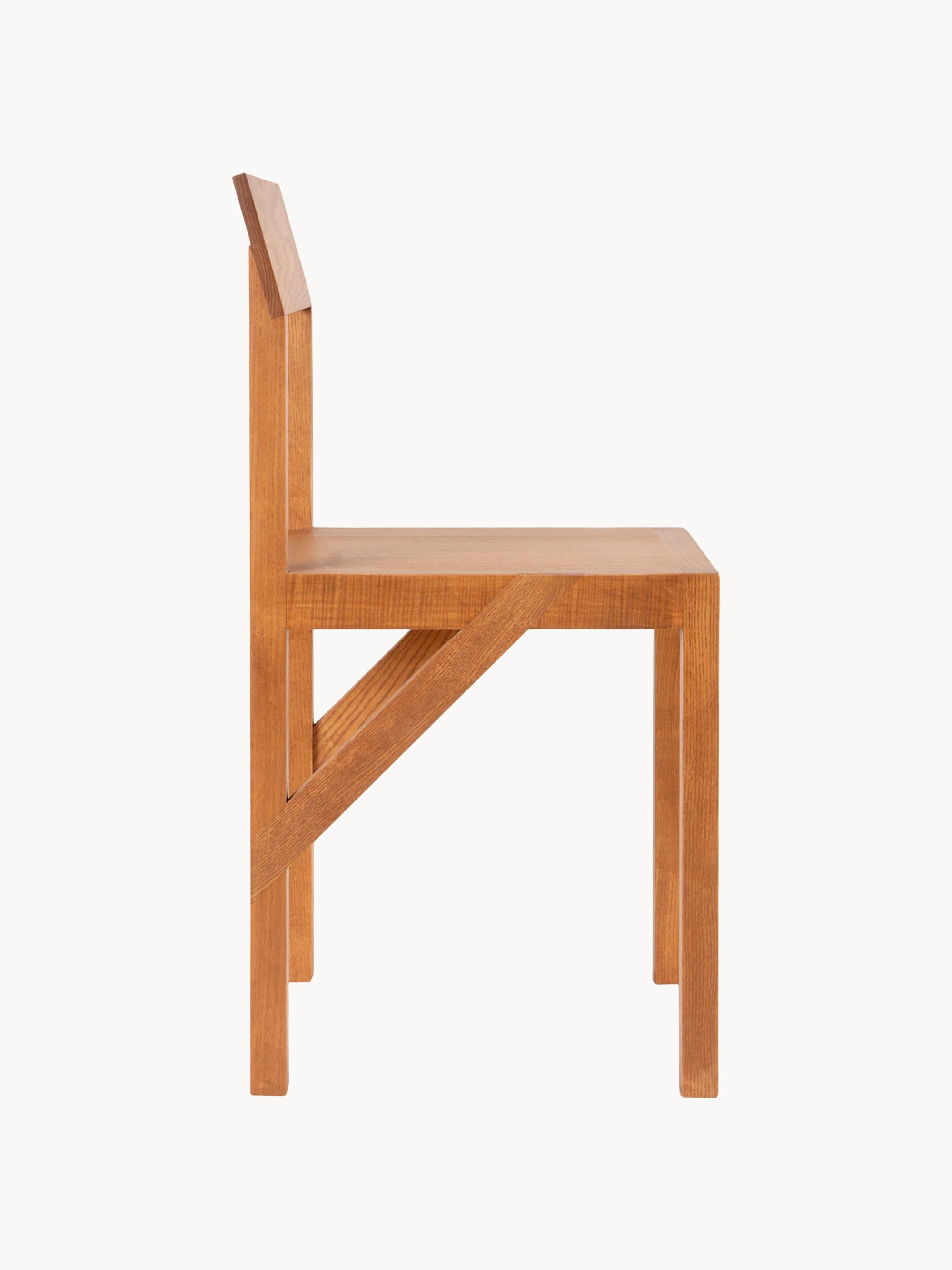 Eetkamerstoel Bracket van essenhout