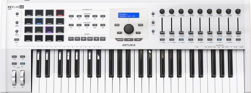 Arturia KeyLab 49 MkII - White - MIDI controller, wit
