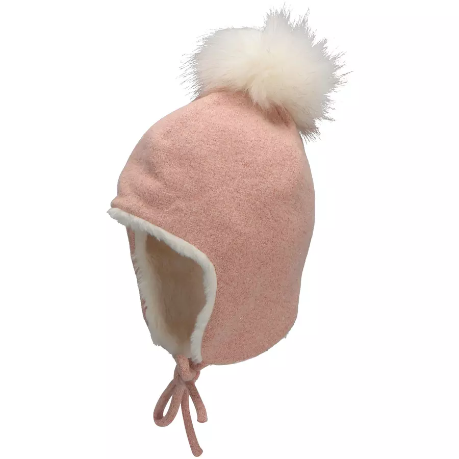 Sterntaler Inka-Mütze Lurex rosa