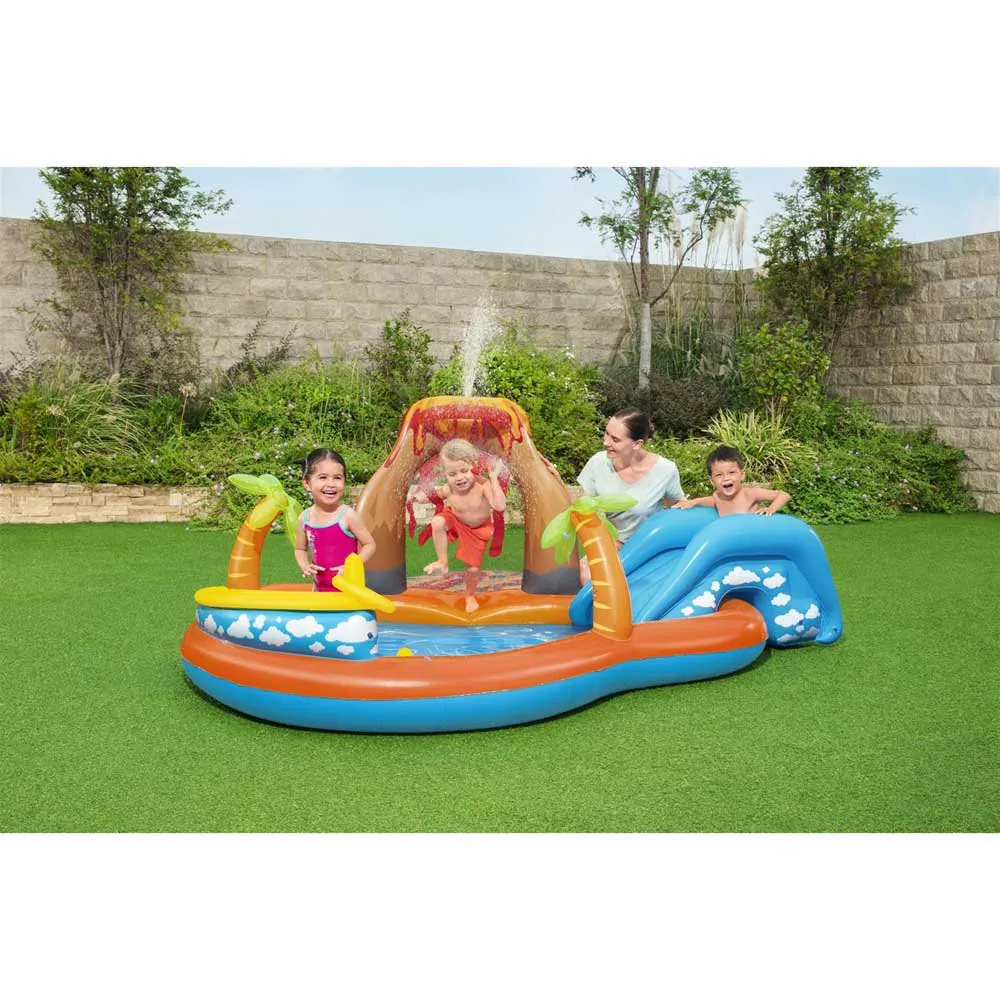 Bestway Lava Lagoon 265x265x104 cm Ovales aufblasbares Planschbecken