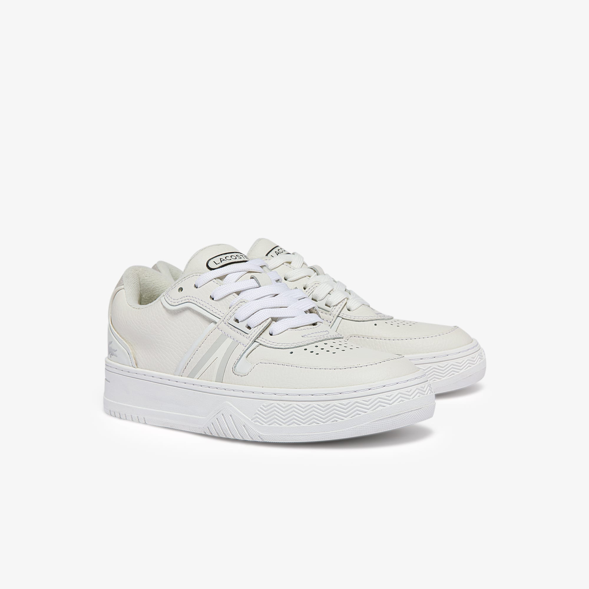 Sneakers L001 femme en cuir Sneakers - Blanc - Lacoste - Femme
