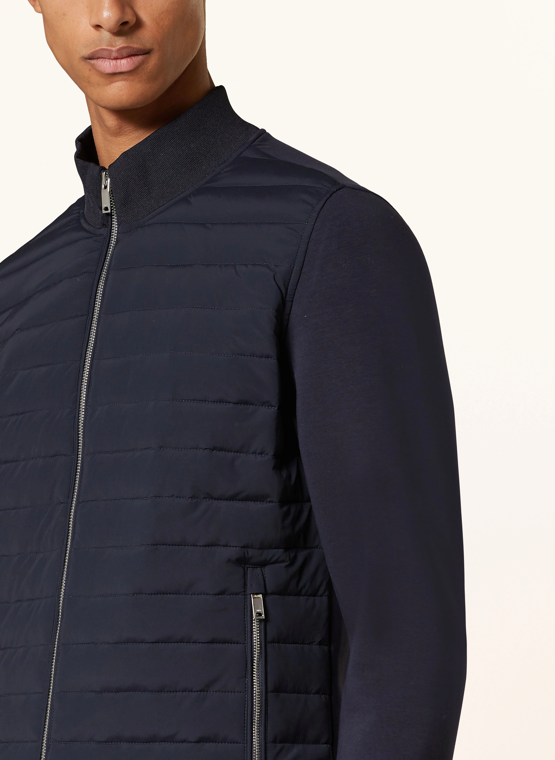 REISS Steppjacke FREDDIE im Materialmix