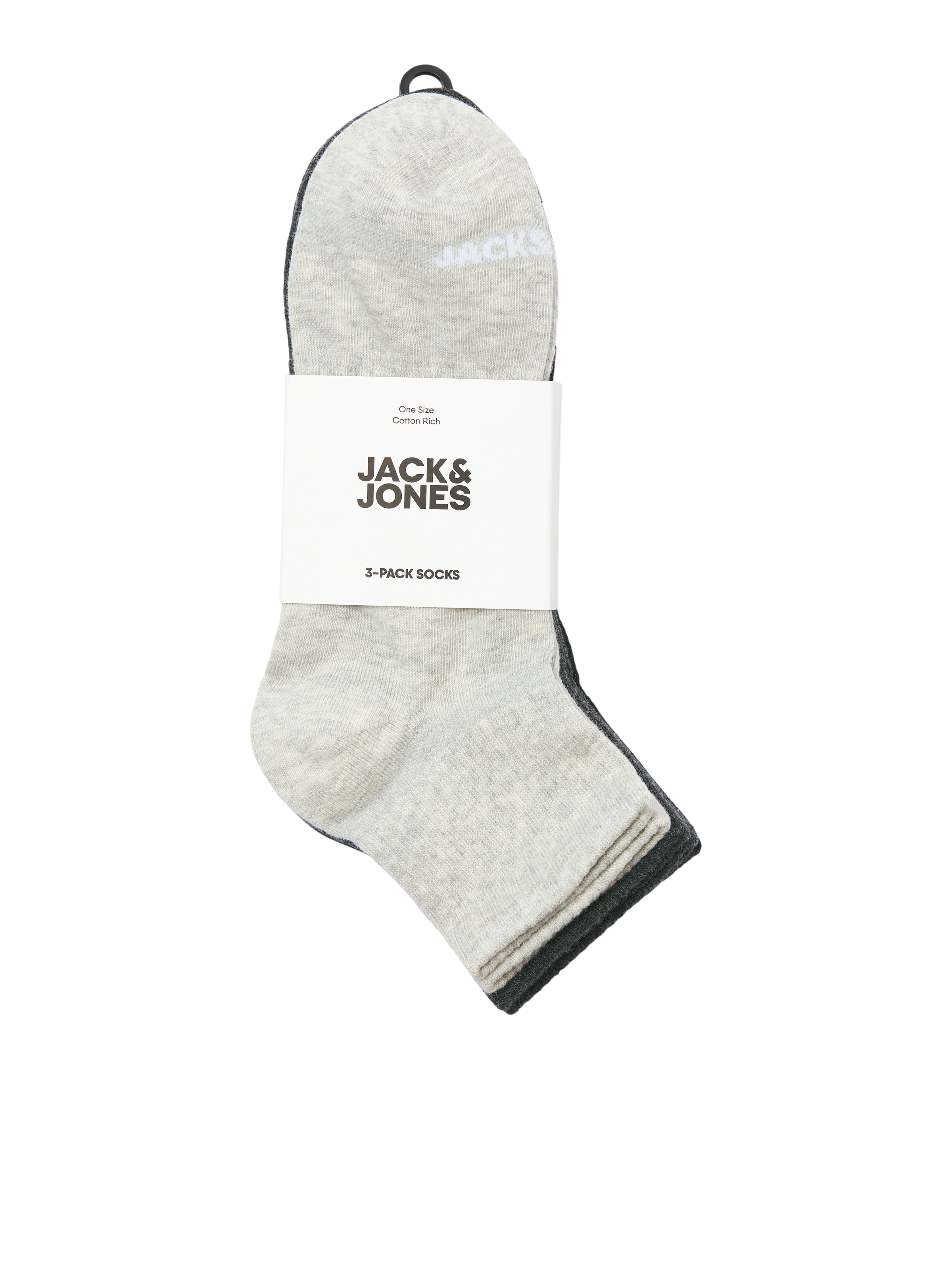 Jack & Jones Freizeitsocken »JACLUCA SHORT TENNIS SOCKS 3 PACK NOOS« Packung, 3 Stk. tlg.