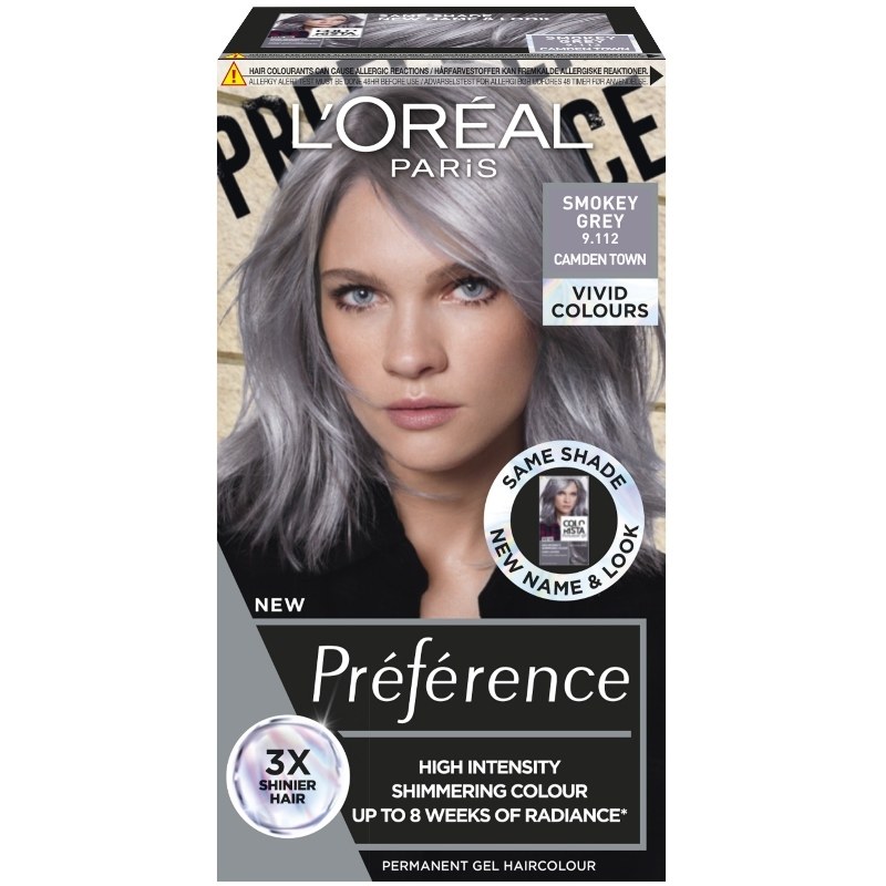L'Oréal Paris Préférence Vivid Colors - 9.112 Smokey Grey