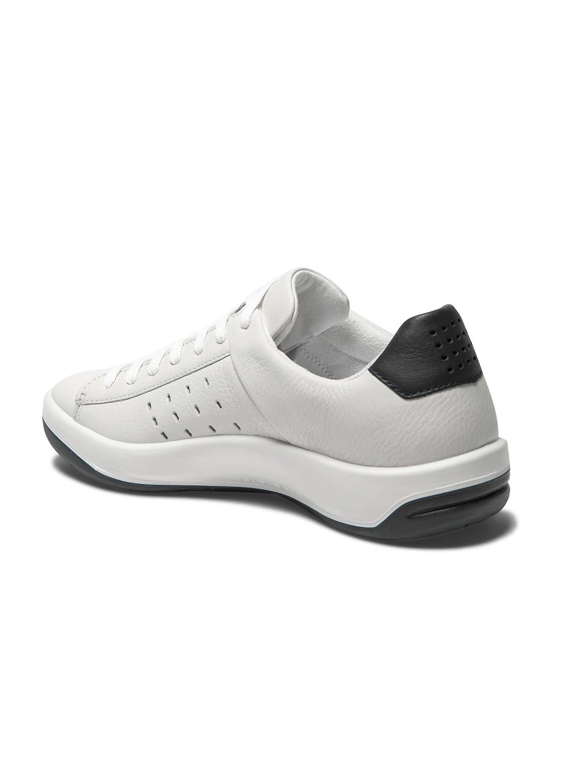 Baskets Homme Confort Dessus Cuir Blanc