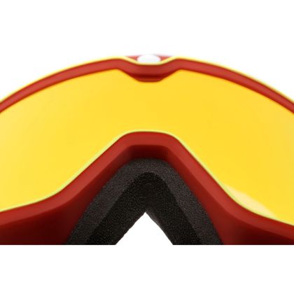 Lunettes moto 100% BARSTOW - DEATH SPRAY - ECRAN IRIDIUM RED - Rouge / Jaune
