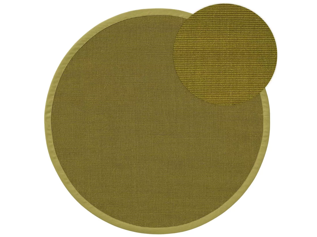 Tapis sisal Sana Vert ø 200 cm rond