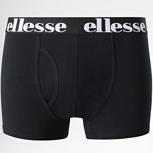 Lot De 3 Boxers Hali Noir Gris Chiné Bleu Marine