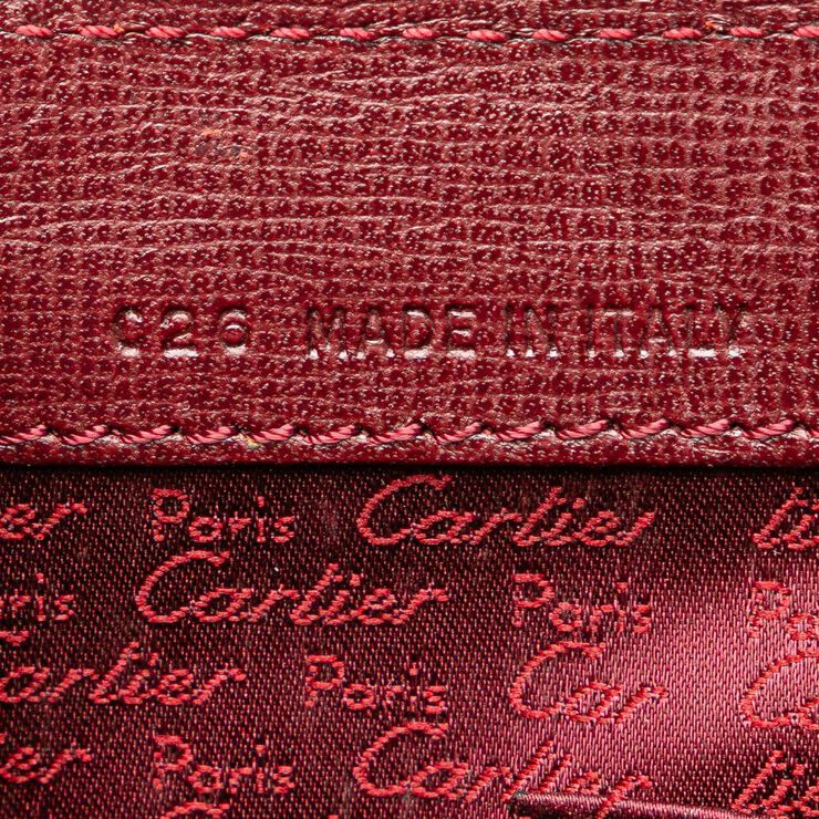 Cartier Vintage Cartier Handbag Red
