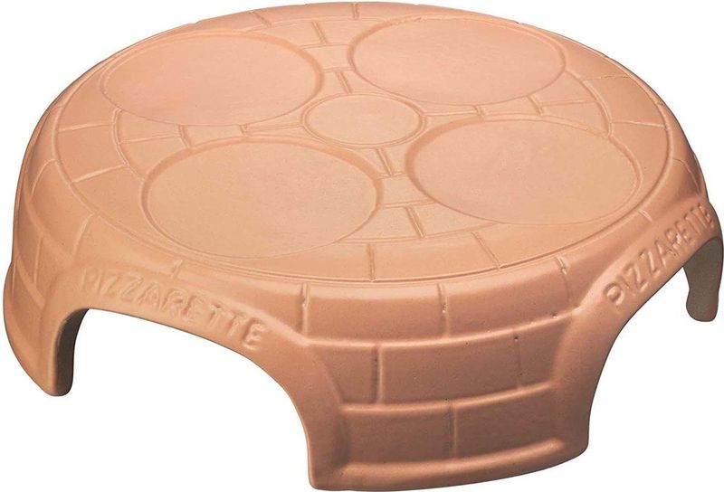 Emerio - PO-115847.1 - 4 Persoons - Pre-bake Functie - Handgemaakte Terracotta Koepel - RVS Bakplaat