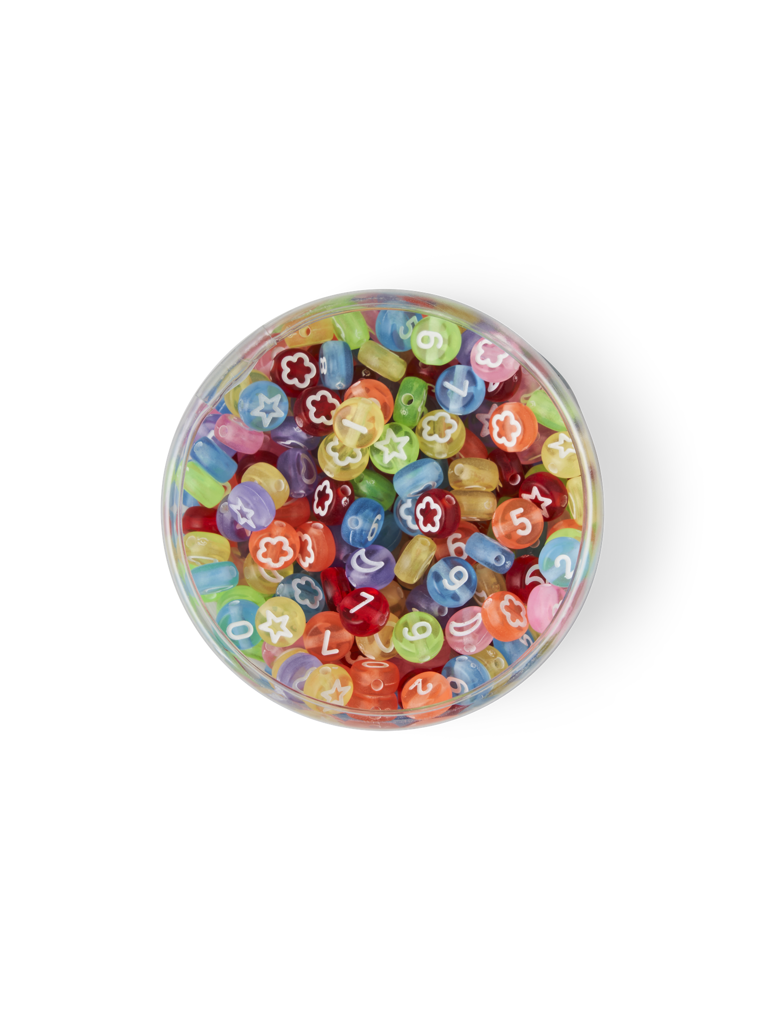 Perler | Polystyren/akryl. 30 g. Ø7 mm. | Multi