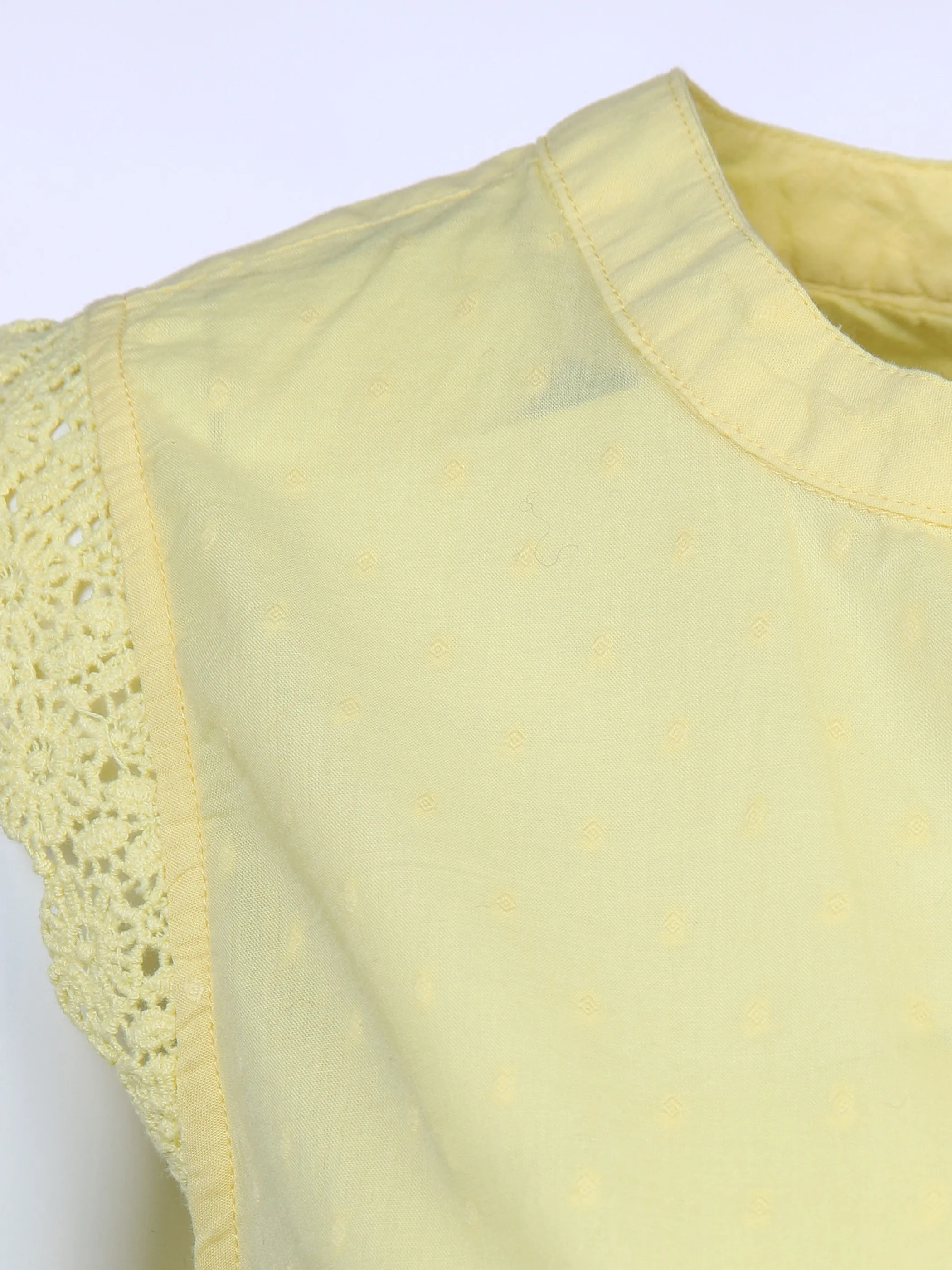 Damen Blusentop mit Spitze