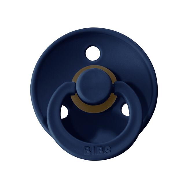 BIBS Fopspeen Two Pack Natuurlijk Rubber Deep Space /Petrol Maat 2