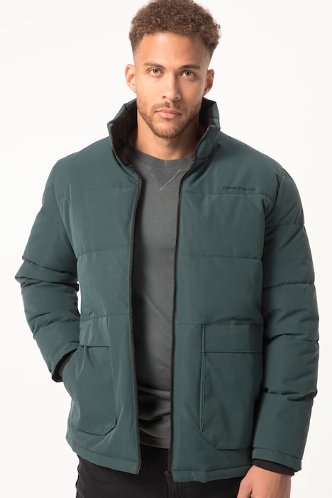 STHUGE Steppjacke, Outdoor, Stehkragen, Zipper, bis 8 XL