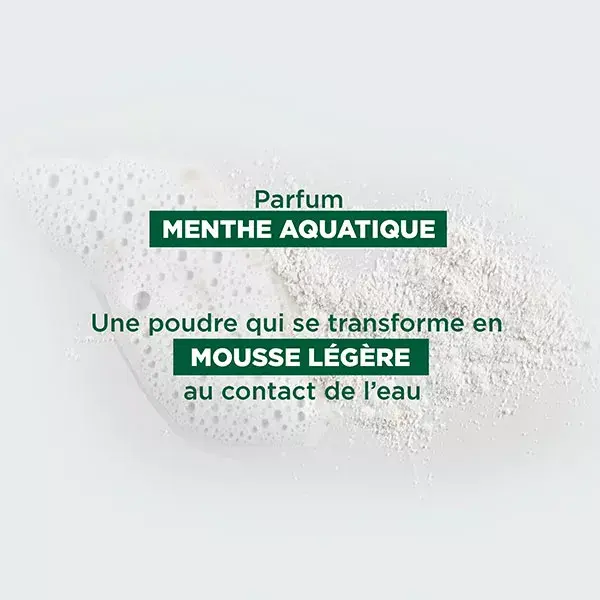 Pó purificador de água Klorane Organic 3 em 1 sabor menta, 50g