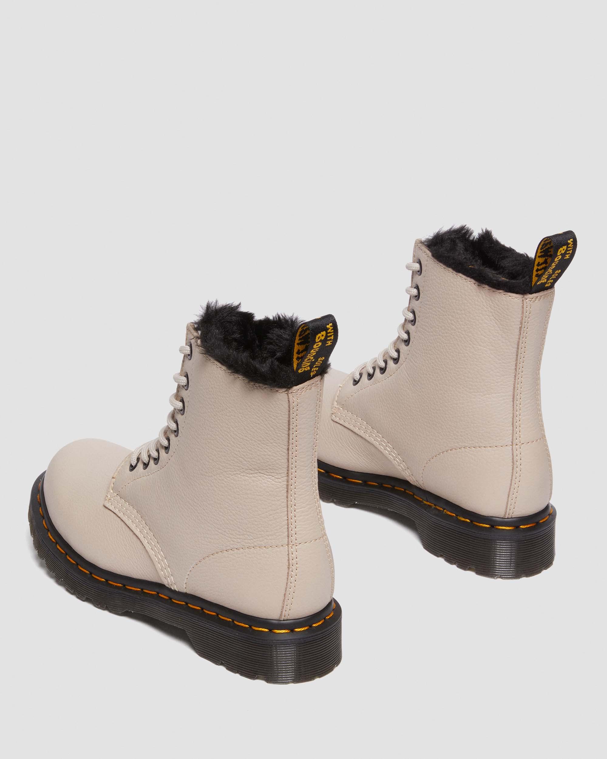 1460 Serena Faux Fur Lined Virginia Lace Up Boots