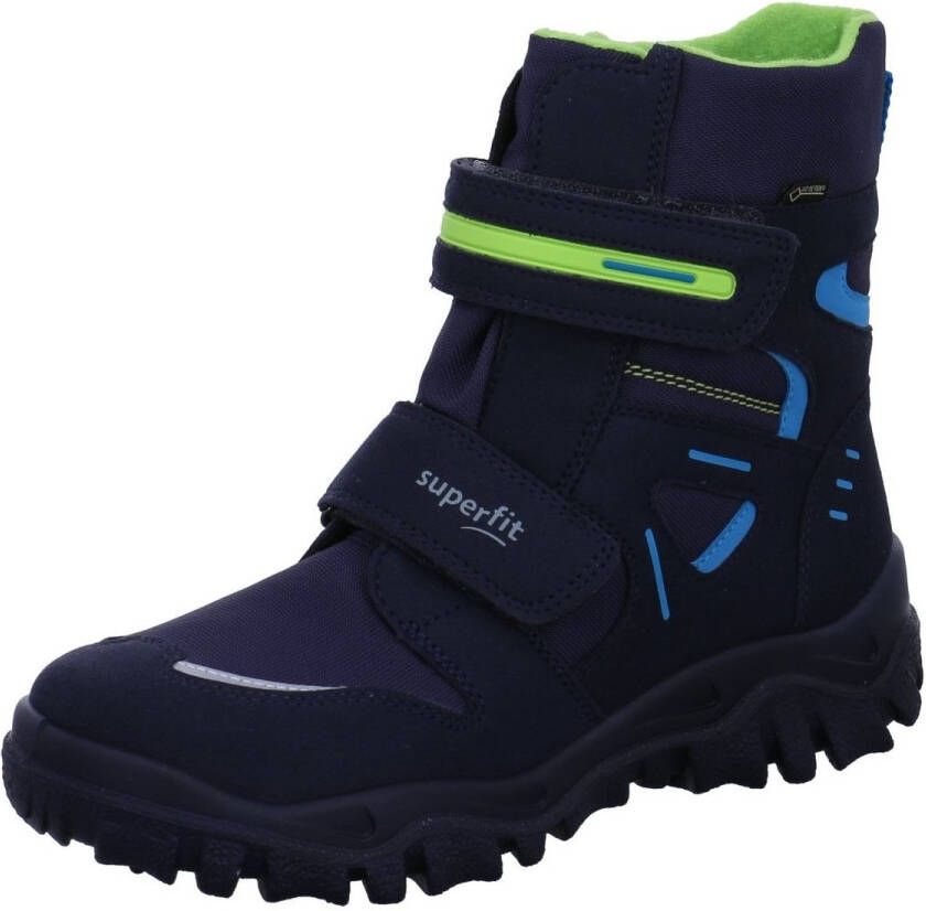 SUPERFIT Snowboots 'Husky' blauw neongroen