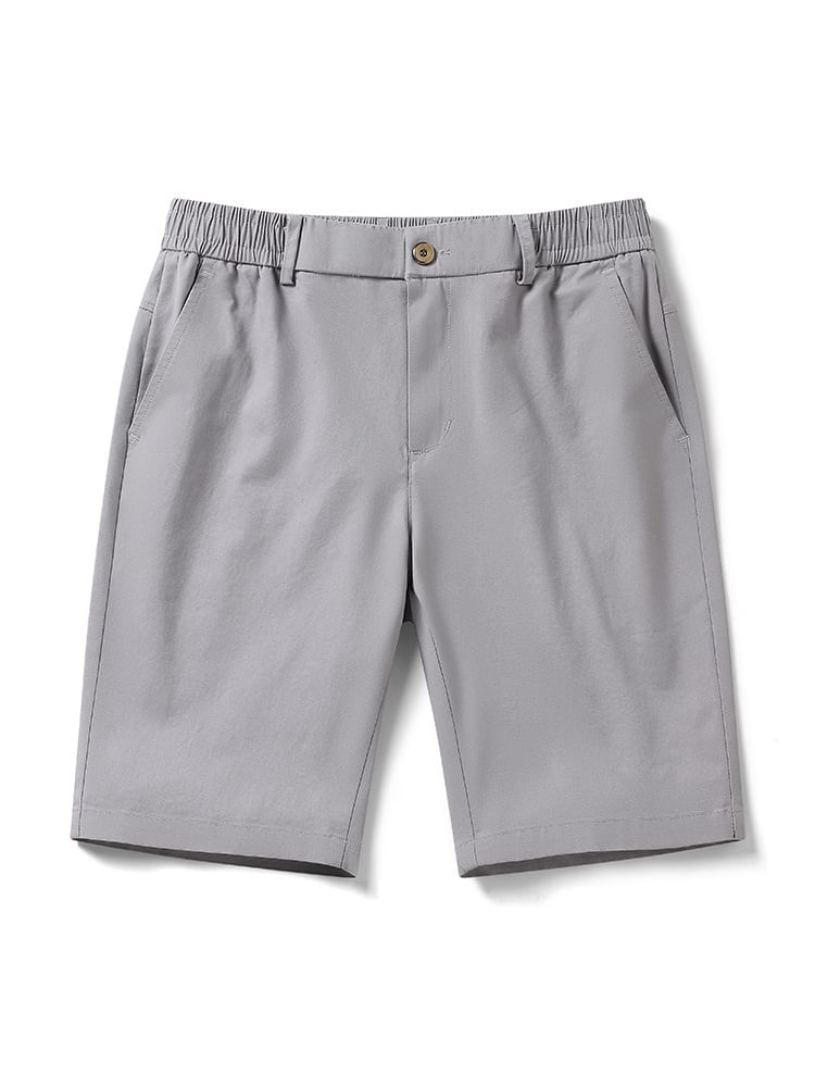 Besto - Mid Rise Plain Shorts