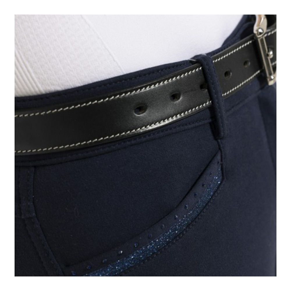 Equitheme KIM - Pantalon siliconé Femme marine