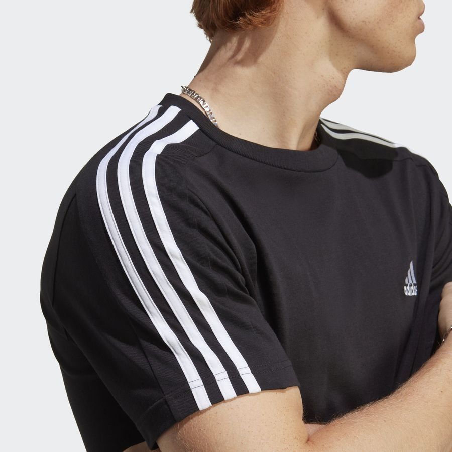 Adidas T-shirt à 3 bandes en jersey Essentials