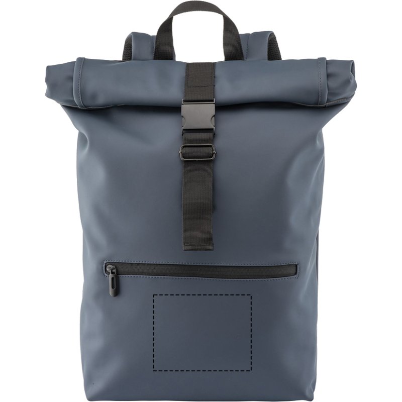 Sac à dos enroulable publicitaire pour ordinateur 17'' - marquage 1 couleur