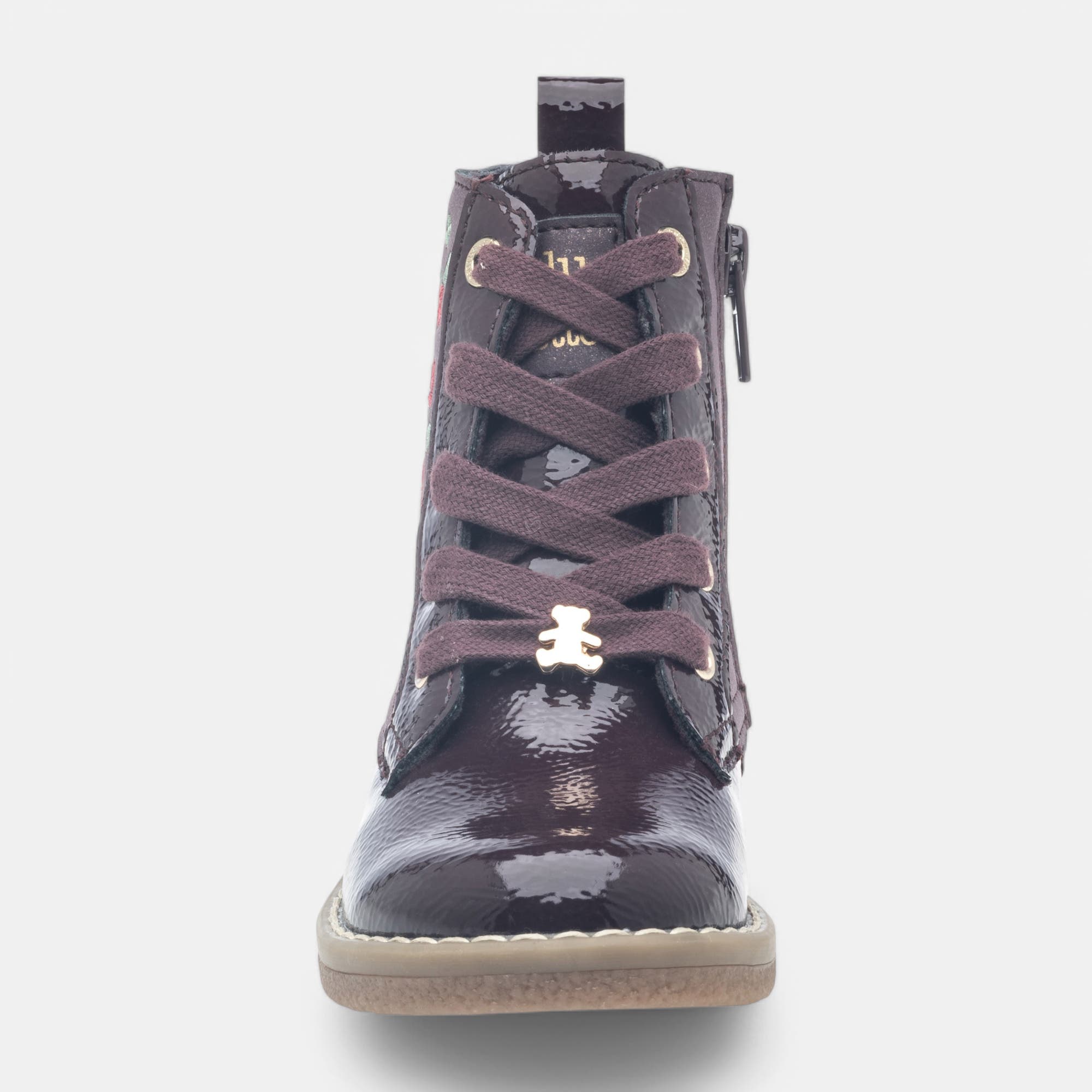 Boots Fille bordeaux