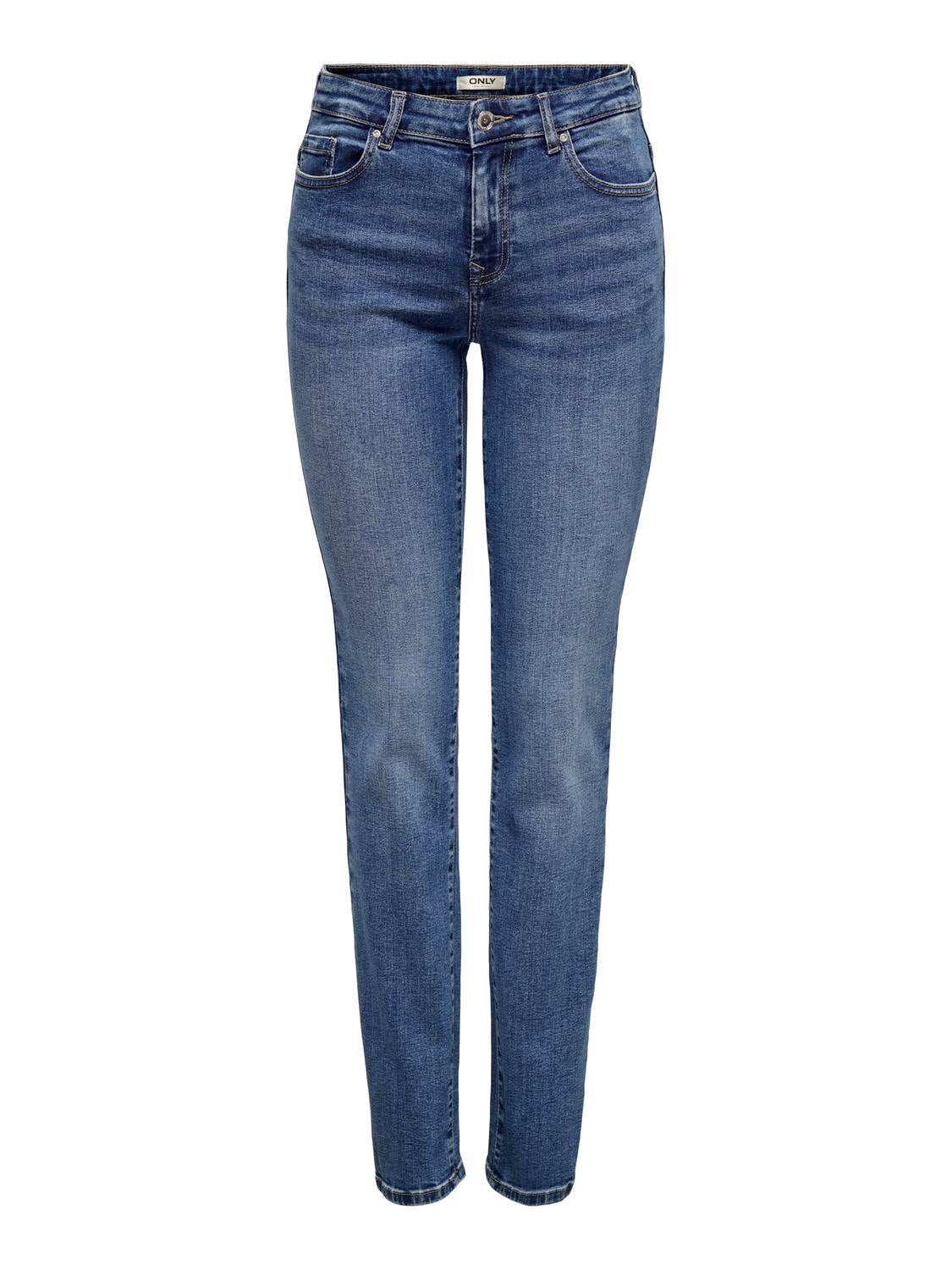 ONLSUI Mid Rise Slim Fit Jeans Medium Blue Denim