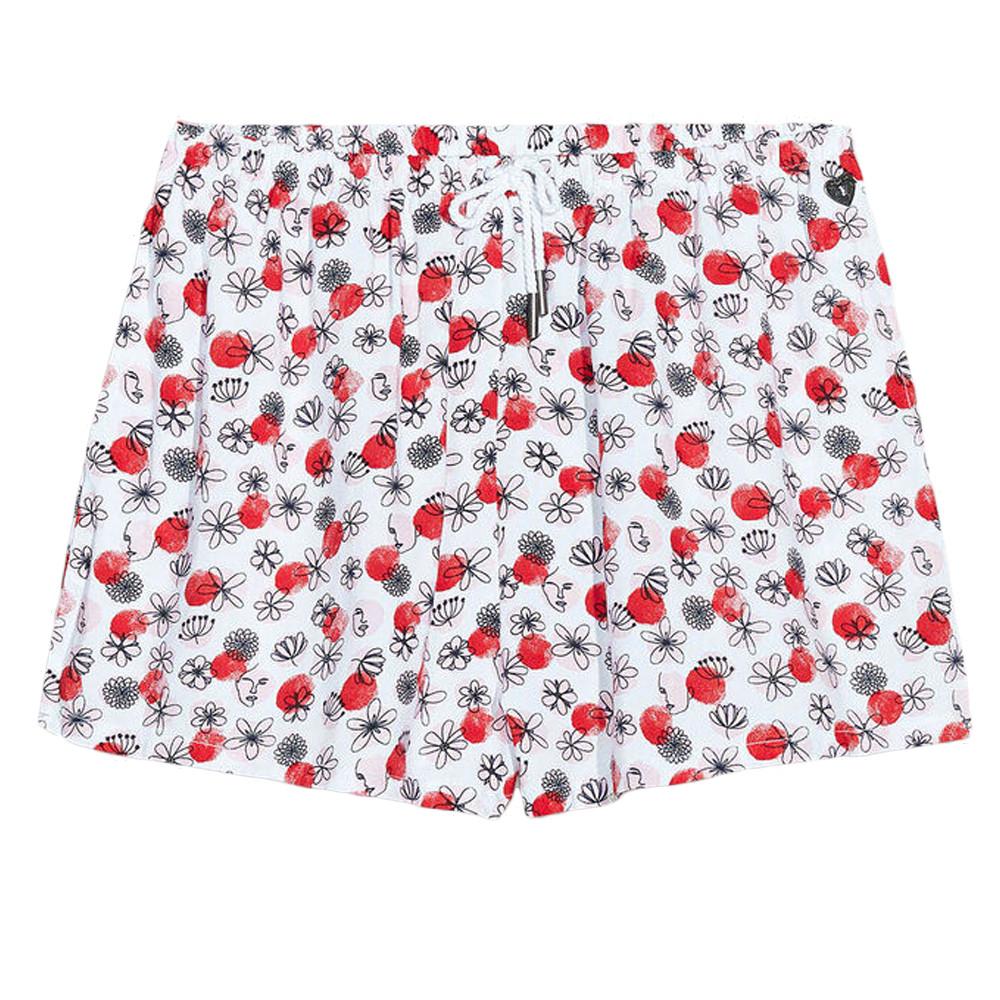 Teddy Smith Short Blanc à fleurs Fille Teddy Smith Soya