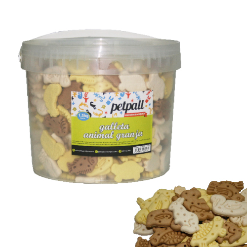 BISCOITO PETPALL LOVERS COM ANIMAIS DA FAZENDA (CARTELA DE 200 g)