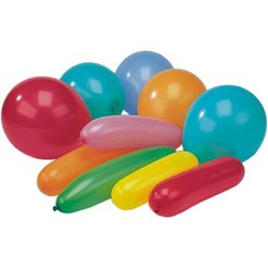 Ballon de baudruche, assorti, 50 pièces