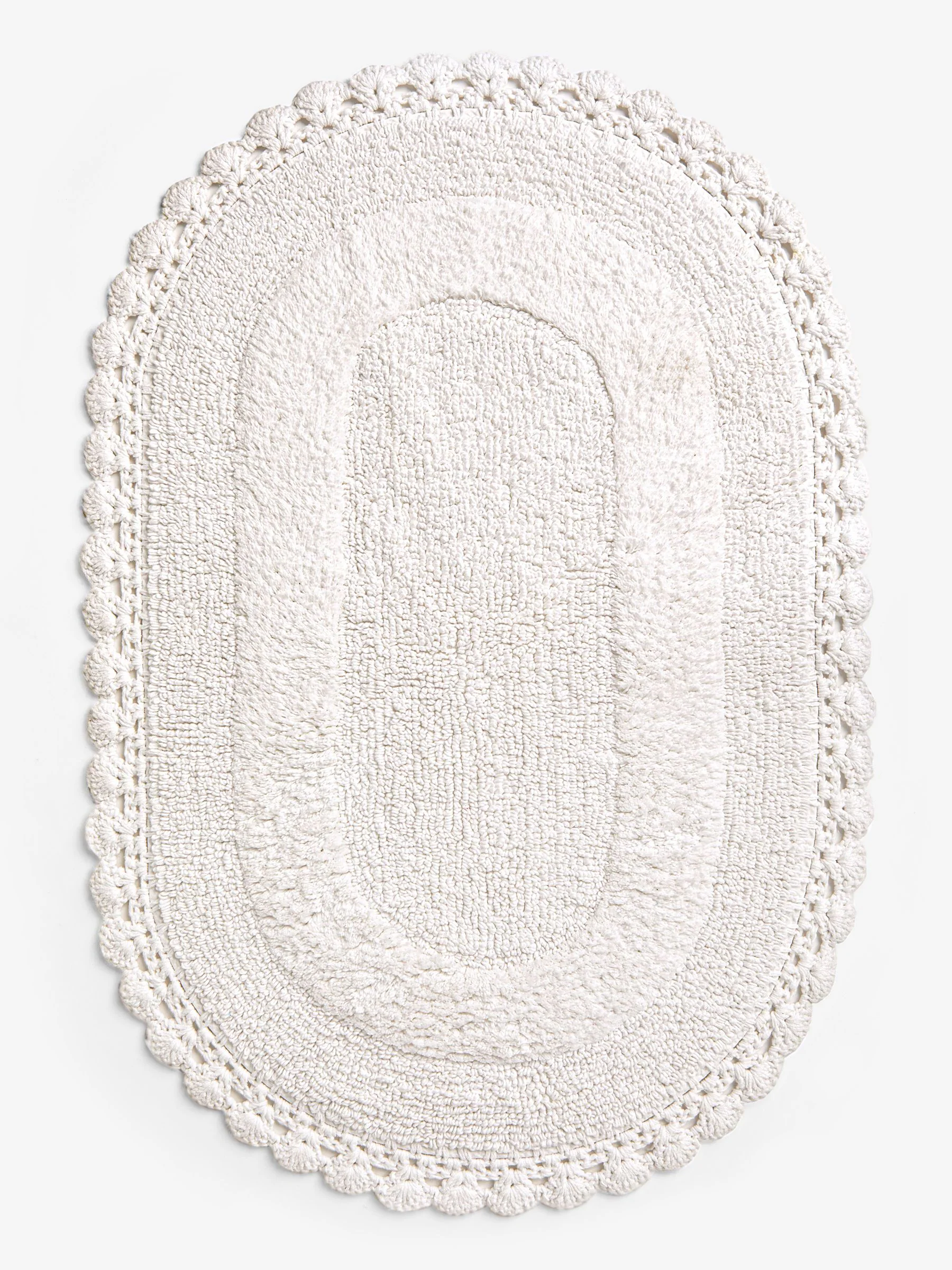 Shabby Chic by Rachel Ashwell® gehaakte 100% katoenen badmat