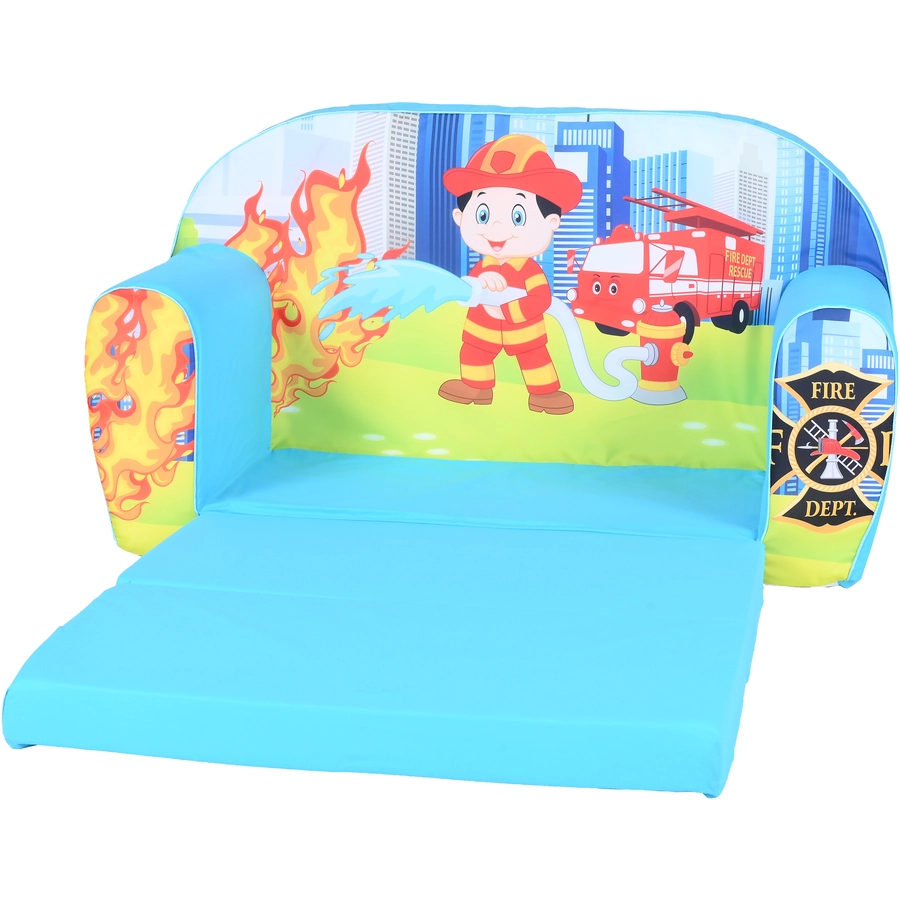 knorr toys® Kindersofa Fireman blau