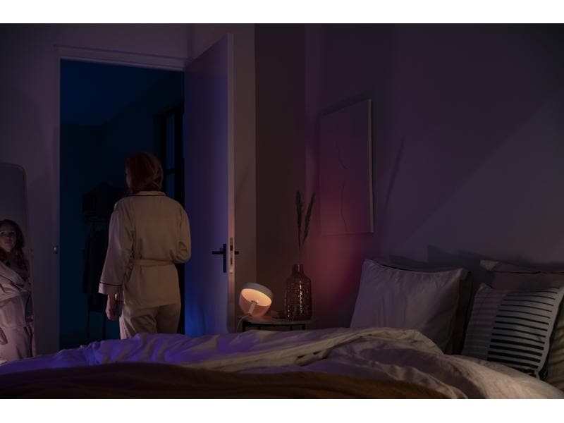 Philips Hue Tischleuchte White & Color Ambiance Iris Tischl Akzentleuchte für einmalige Lichtstimmungen