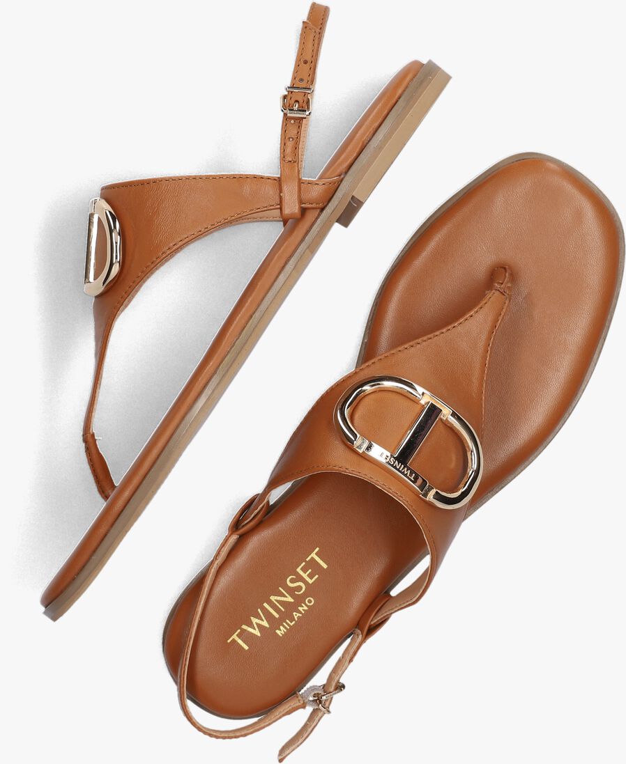 TWINSET MILANO cognac twinset milano sandalen 231tcp12a