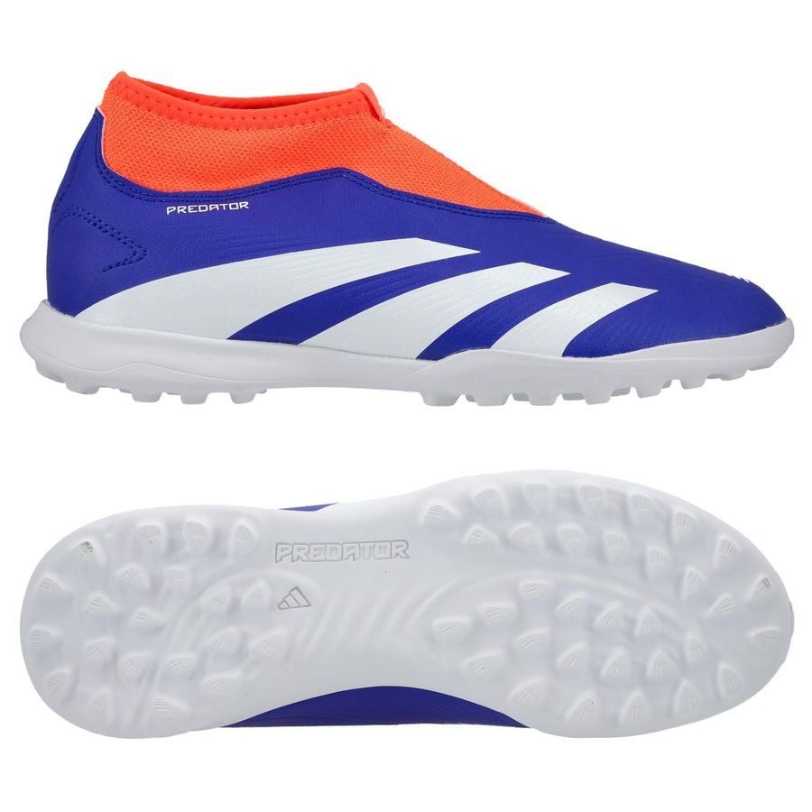 adidas Predator League Laceless TF Advancement - Bleu/Blanc/Rouge Enfant
