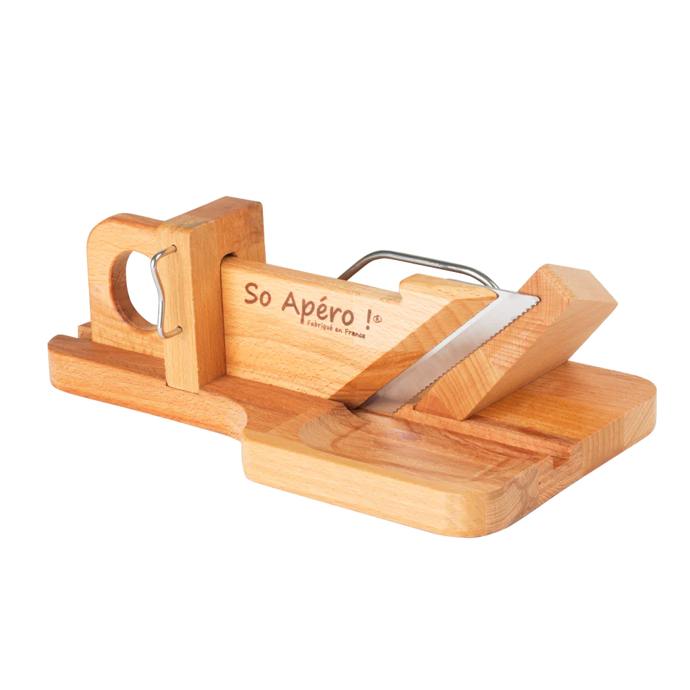 Guillotine à saucisson en bois de hêtre So Apéro Roger Orfèvre