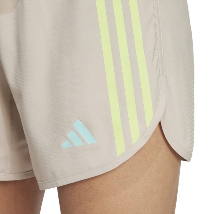 adidas Herre Own The Run 3-Stripe 5 Inch Shorts Brun