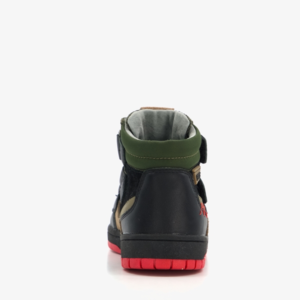 TwoDay hoge leren jongens sneakers groen