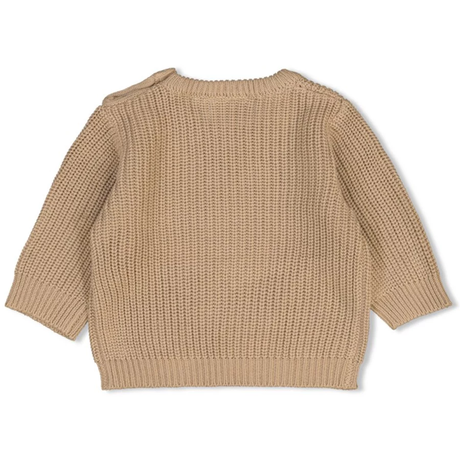 Feetje Strick Sweater The Magic is in You Taupe