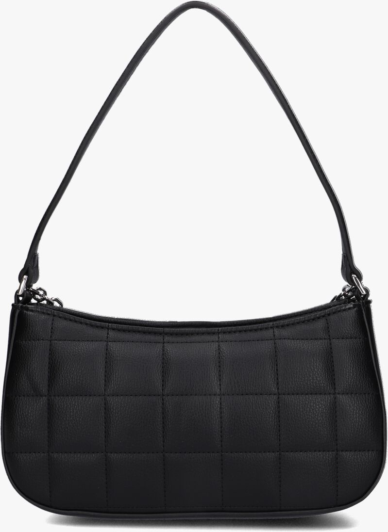 CALVIN KLEIN zwarte calvin klein schoudertas square quilt chain elongated bag