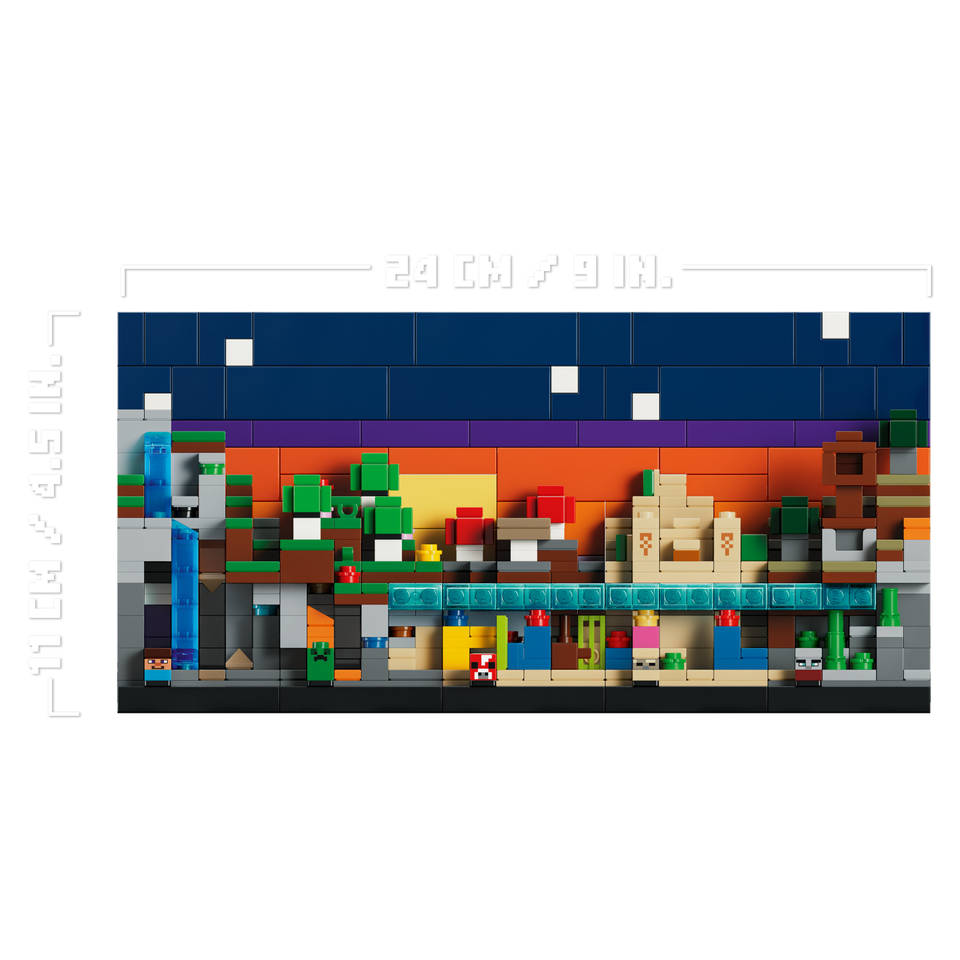 LEGO Minecraft minibiomen 21589