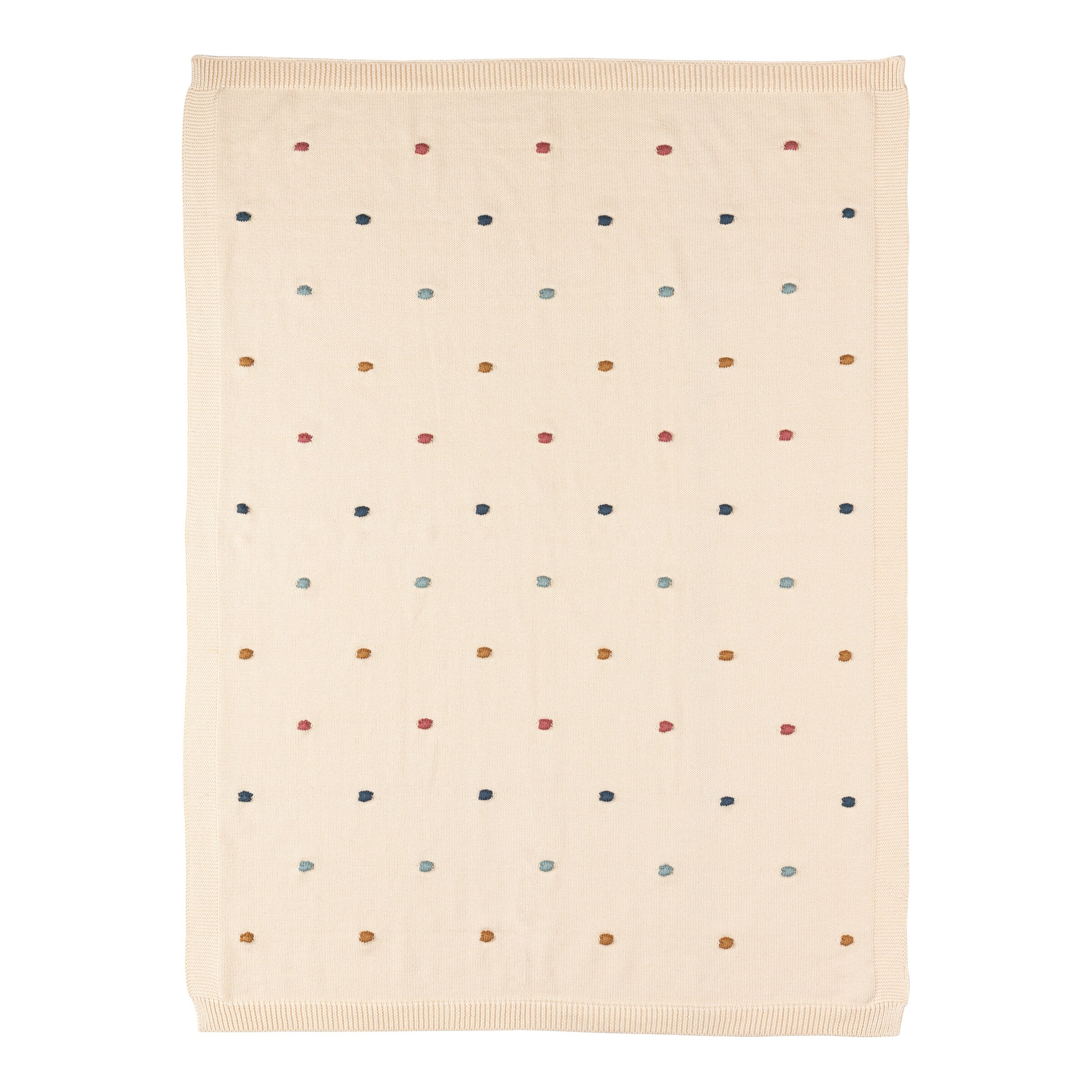 BORNINO HOME Babydecke Dots 80x100 cm natur