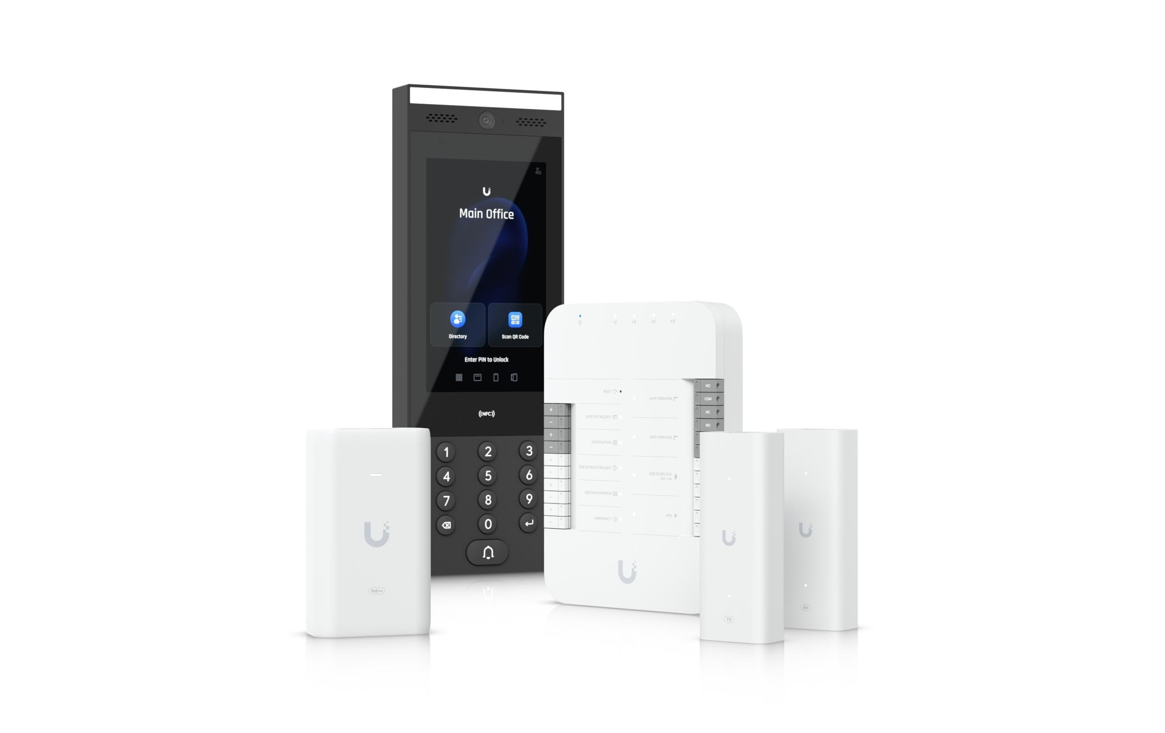 Gate Access Starter Kit UA-SK-GATE<br>Komplettes Set zur Steuerung von Fahrzeugtoren mit integrierter Nummernschilderkennung