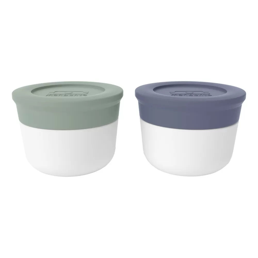 Monbento Temple S - Green Natural  / Blue Natural - 2 stk.
