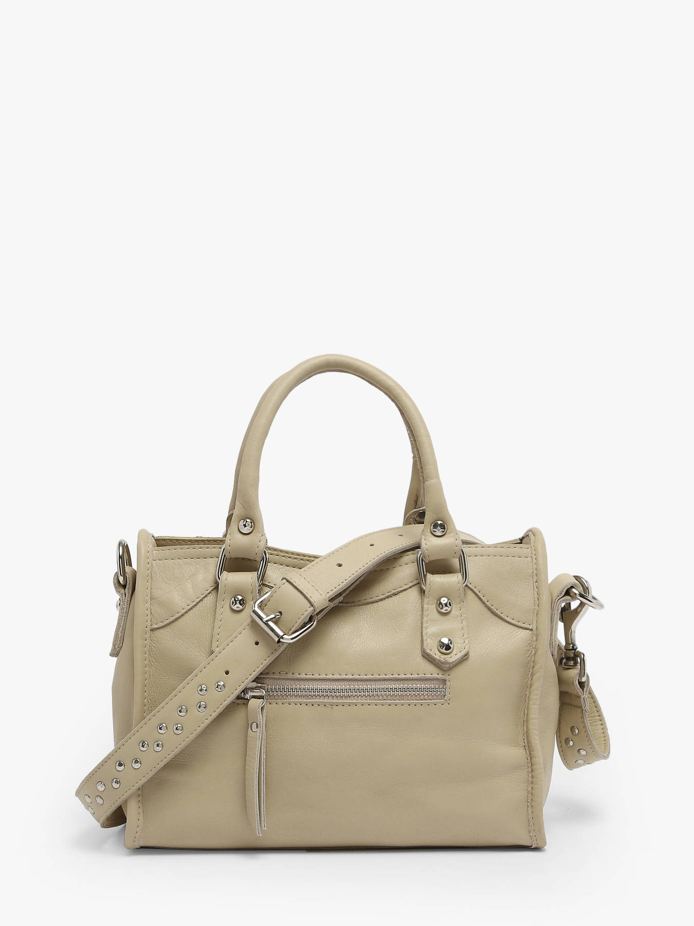 Sac bandoulire Glam cuir BASILIC PEPPER