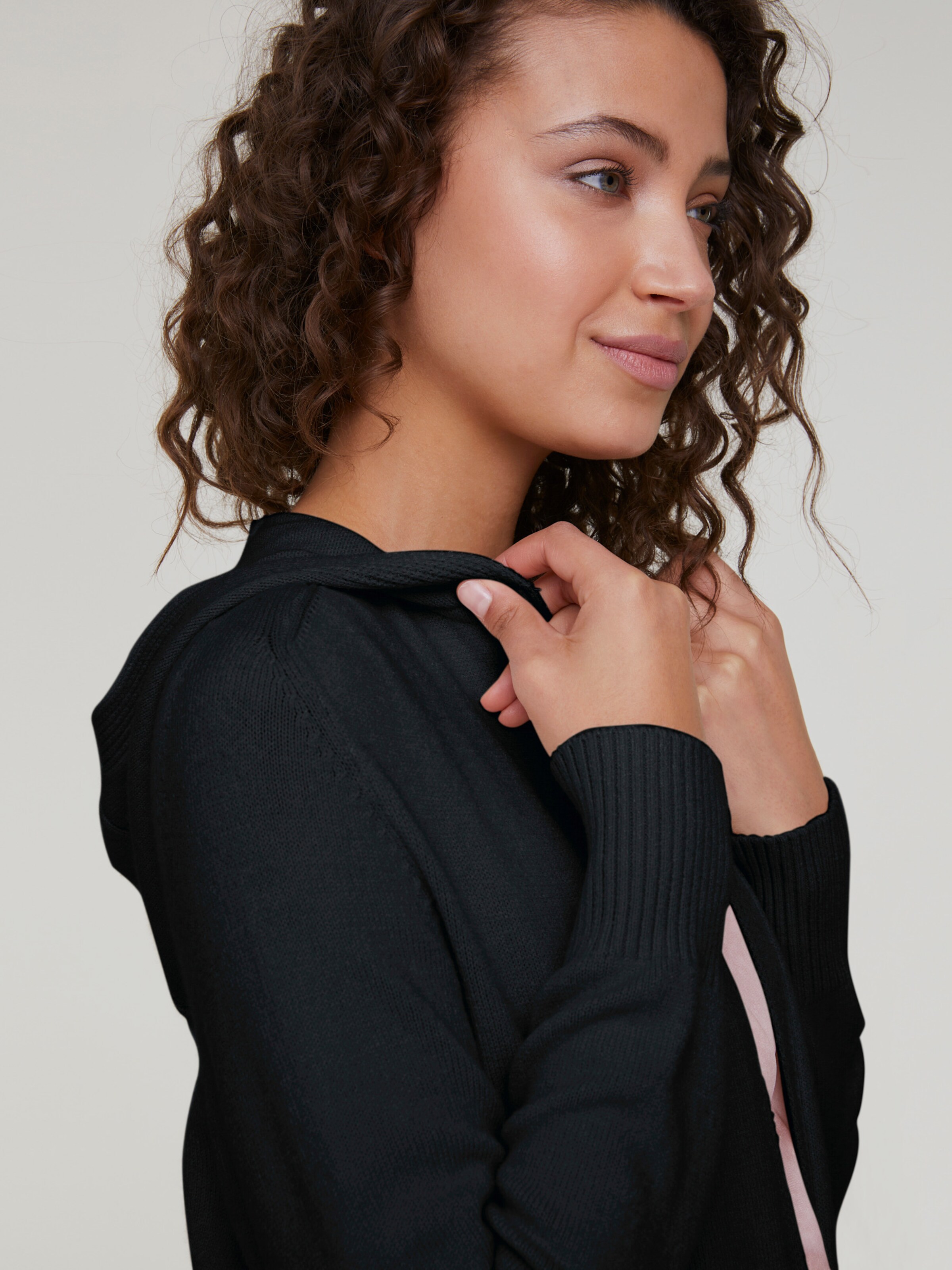 Long-Strickjacke