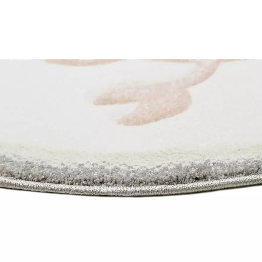 Esprit Kinderteppich Crab creme weiss rosa