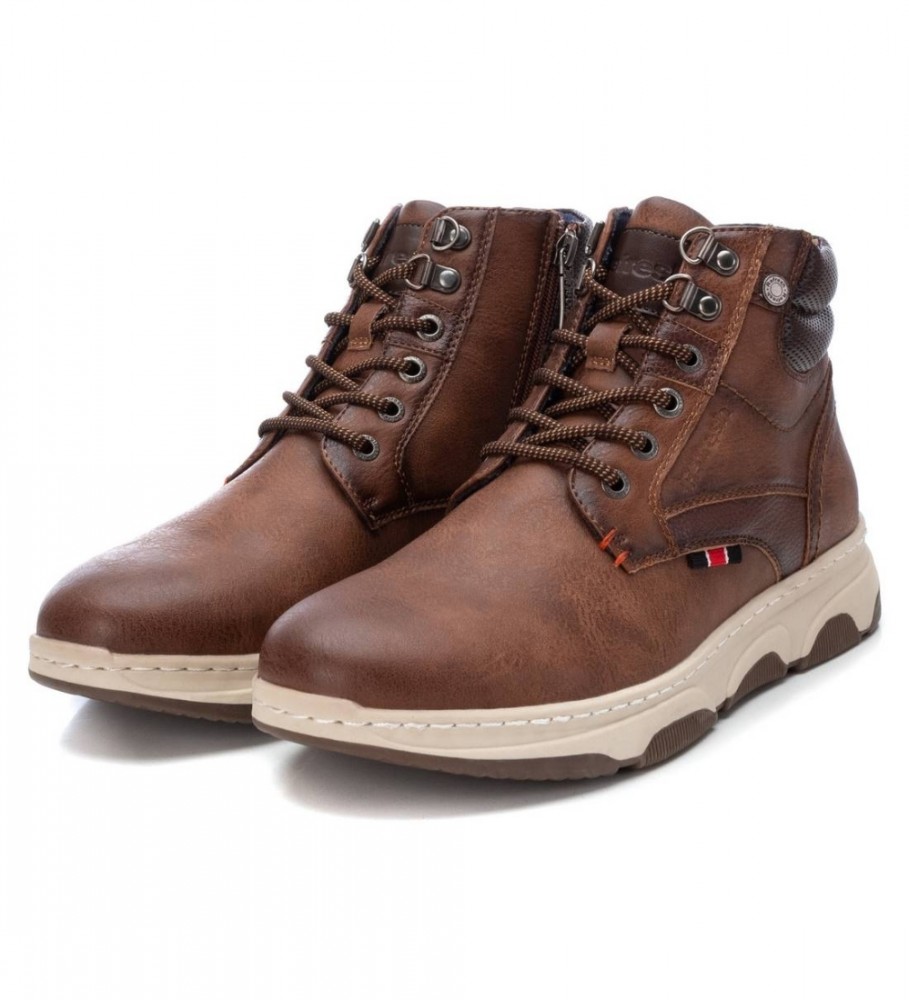 Botas de cano curto Refresh 170978 Marrom Claro
